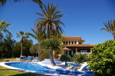 Finca auf Mallorca mit Palmengarten
