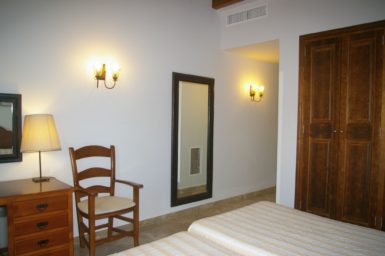 Finca Sa Sinia - Schlafzimmer mit Klimaanlage